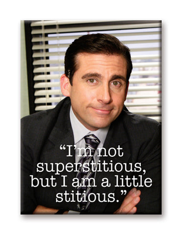 The Office: A Little Stitious Magnet