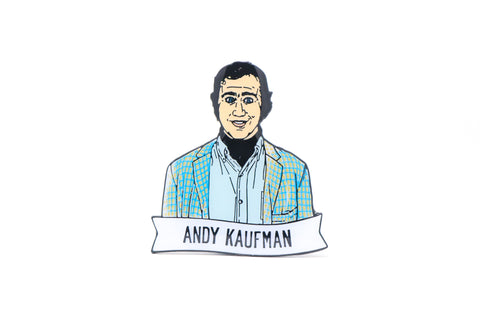 Andy Kaufman Enamel Pin