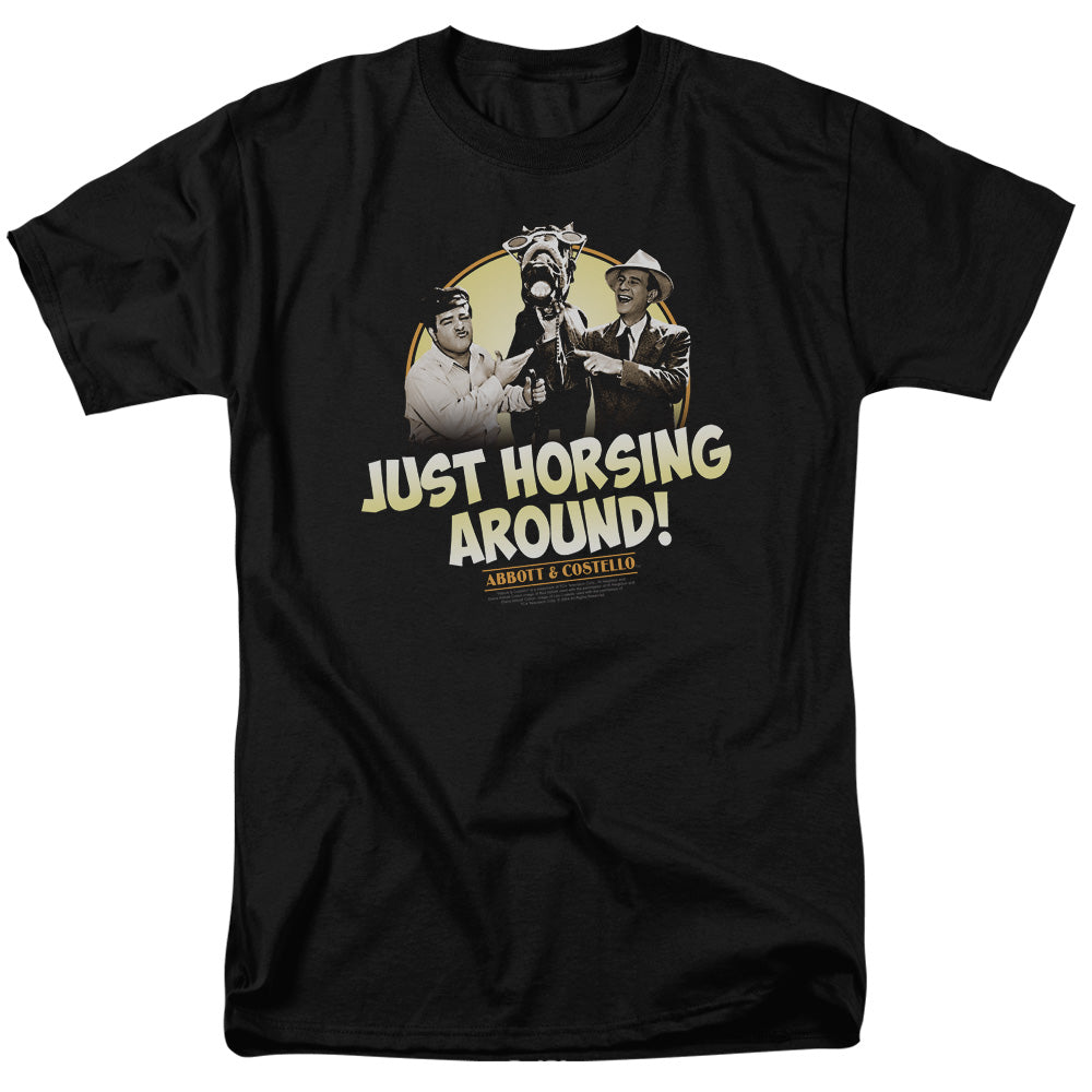 Abbott \u0026 Costello: Horsing Around Shirt – The Comedy Shop, image size:1000x1000