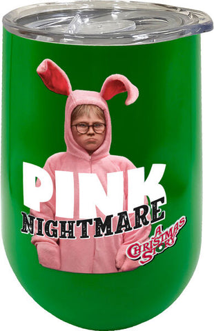 A Christmas Story: Pink Nightmare Stainless Steel Tumbler