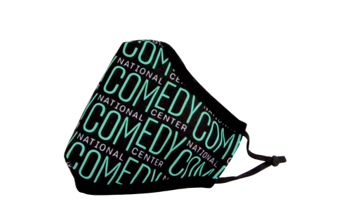National Comedy Center Repeating Logo Face Mask