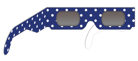 Polka Dot Eclipse Glasses