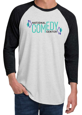 National Comedy Center Logo Baseball Tee
