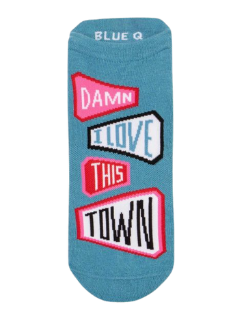 I Love This Town Sneaker Socks