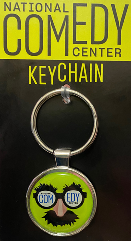 National Comedy Center Gag Glasses Keychain
