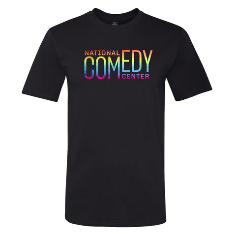 Rainbow National Comedy Center Logo Men's T-Shirt