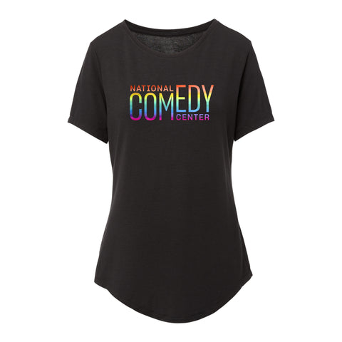 Rainbow National Comedy Center Logo Women's T-Shirt