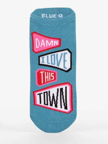 I Love This Town Sneaker Socks