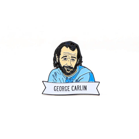 George Carlin Enamel Pin - National Comedy Center