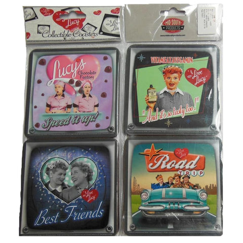 I Love Lucy 4-pack Coasters - National Comedy Center