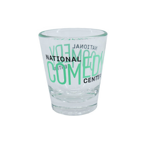 National Comedy Center Double Logo Shot Glass - National Comedy Center