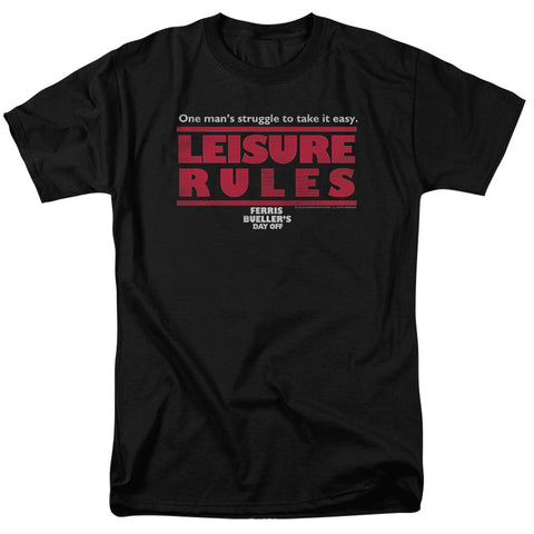 Ferris Bueller Leisure Rules T-Shirt - National Comedy Center