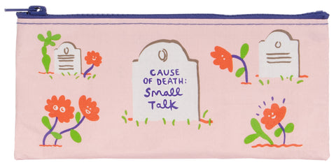 Cause of Death: Small Talk Pencil Case - National Comedy Center