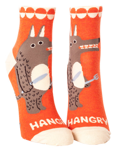 Hangry Ladies Ankle Socks - National Comedy Center