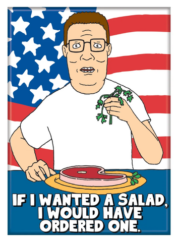 King of the Hill: Hank Salad Magnet