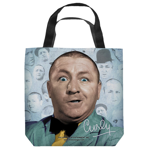 The Three Stooges: Curly Heads Tote Bag
