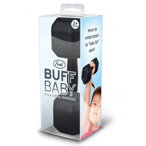BUFF BABY Dumbbell Rattle - The Comedy Shop