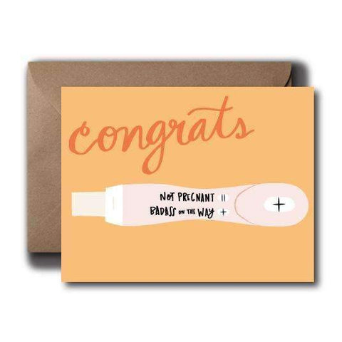 Congrats Baby on the Way Card - The Comedy Shop