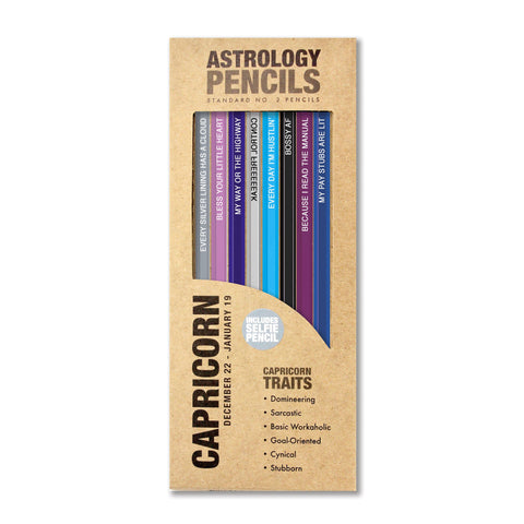 Astrology Pencils: Capricorn - The Comedy Shop