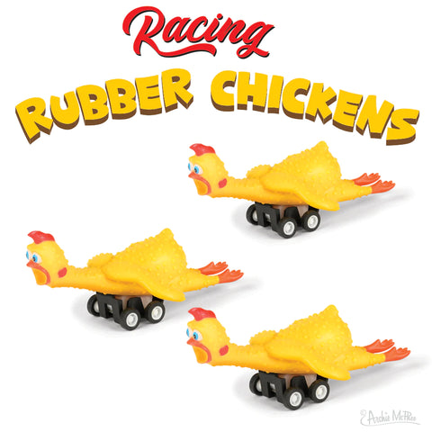 Racing Rubber Chickens